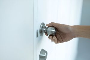 Knightsbridge locksmith opening a residential door in SW7