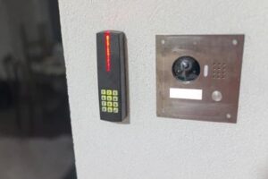 Intercom system installed on a residential property in Knightsbridge SW7