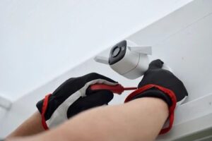 CCTV camera monitoring a property in Pimlico and Belgravia