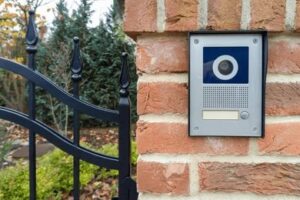 Intercom door entry system for a shop or office in Chelsea and Belgravia