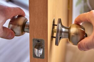 New locks installed during a refit in Pimlico and Belgravia