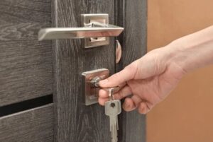 Worn communal lock opened in South Kensington