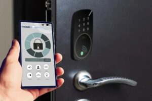 Smart lock set up on a terraced house in Pimlico and Belgravia