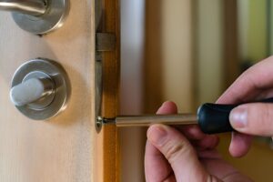 Communal door lock freed in South Kensington