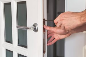 Trusted locksmith fitting a safe in South Kensington